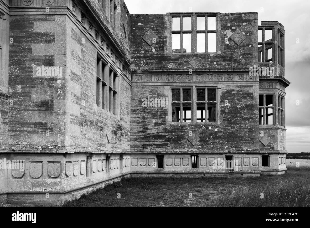 Lyveden, unvollendetes elisabthan Mansion, Northamptonshire, Großbritannien Stockfoto