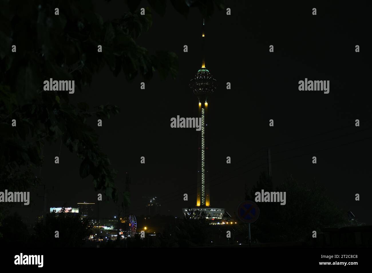 Milad Tower Night Shoot. Teheran, Iran Stockfoto