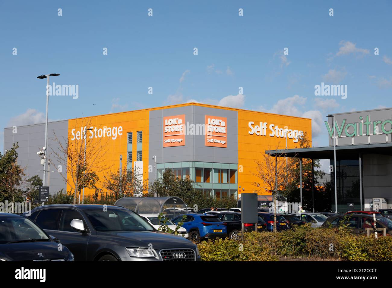 LOK'nStore Self Storage, Futura Park, Crane Boulevard, Ipswich, Suffolk, England, Vereinigtes Königreich Stockfoto