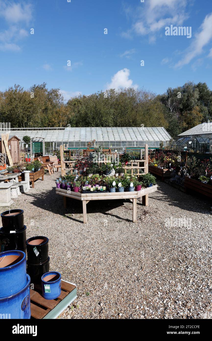 Garden Centre, Shops & Shopping, England, Großbritannien Stockfoto