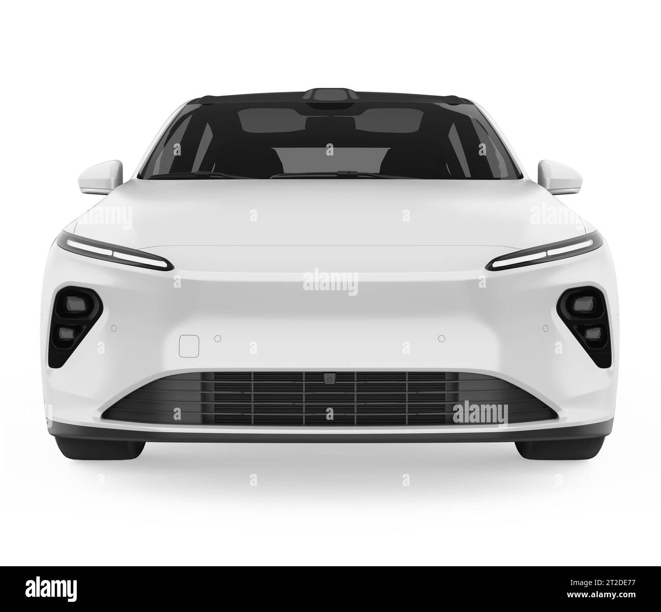 Limousine isoliert Stockfoto