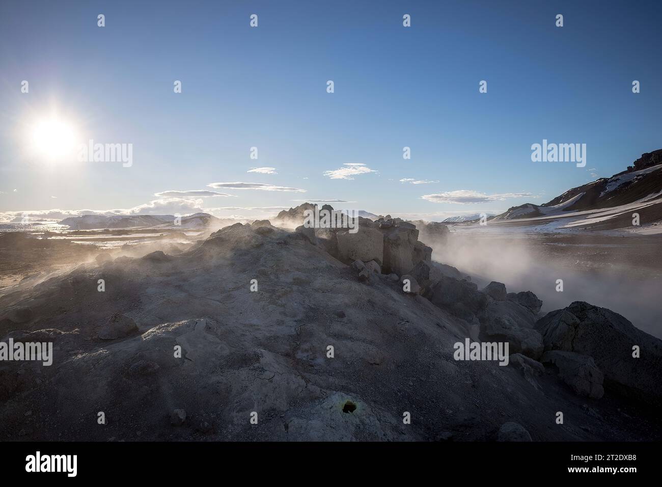 Das warme Bad der Natur... Stockfoto