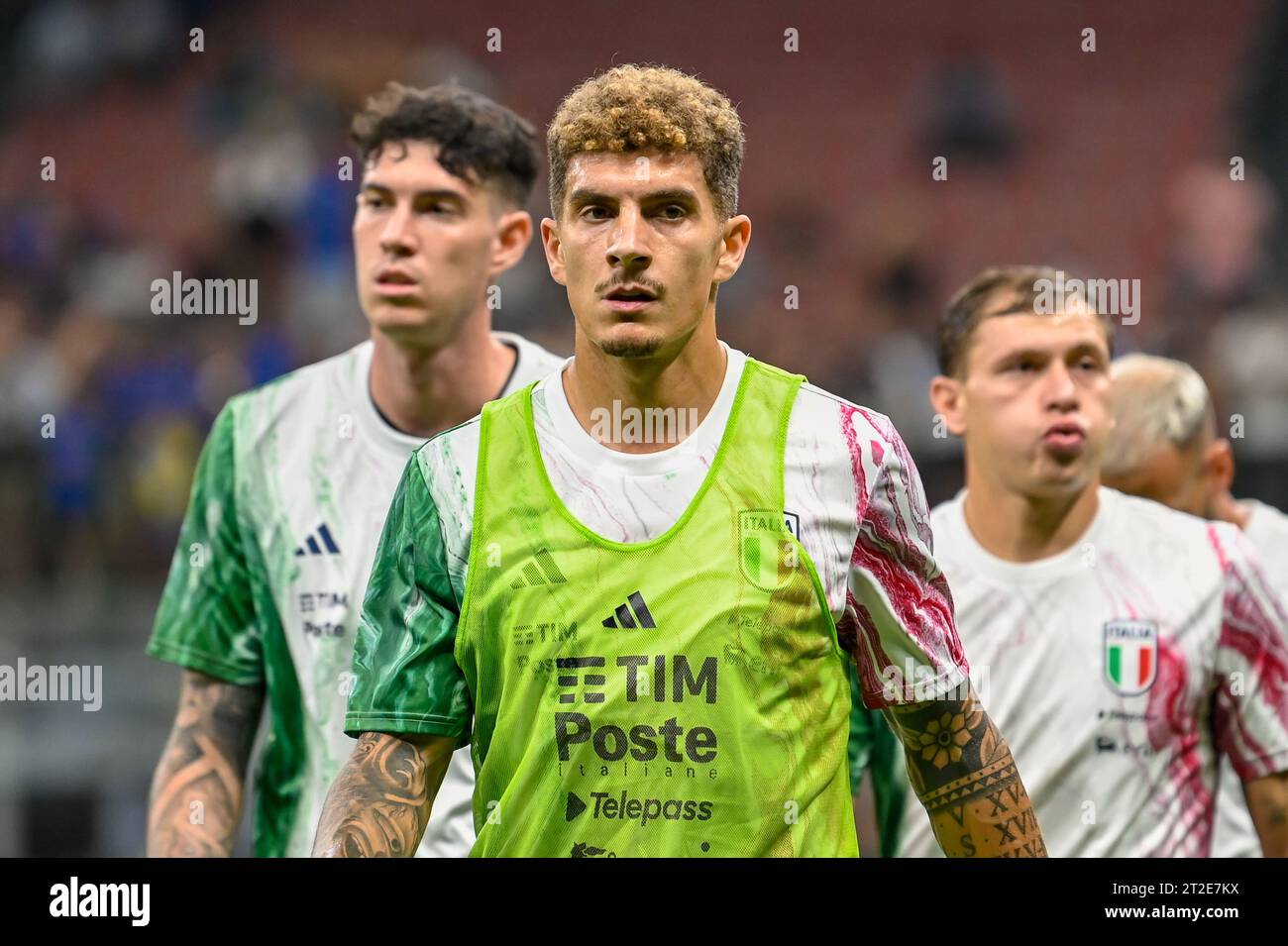 Italyâ€™Porträt von Giovanni Di Lorenzo während des Aufwärmens während