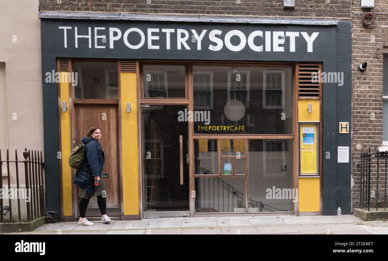 The Poetry Society, Betterton Street, Covent Garden, London, WC2, England, Großbritannien Stockfoto