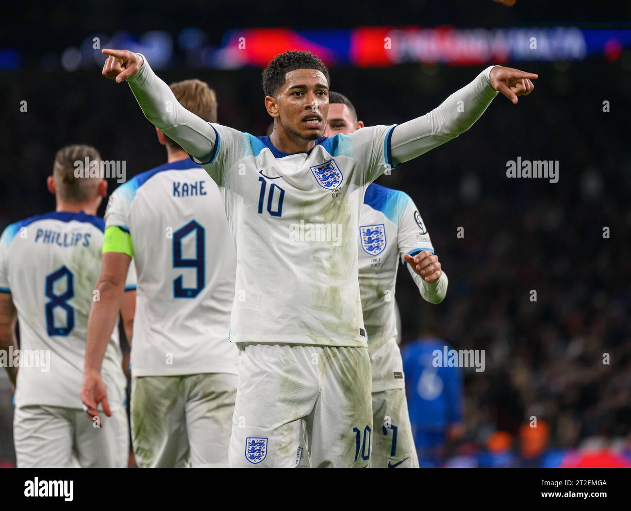 17. Oktober 2023 England gegen Italien Qualifikation zur EM 2024