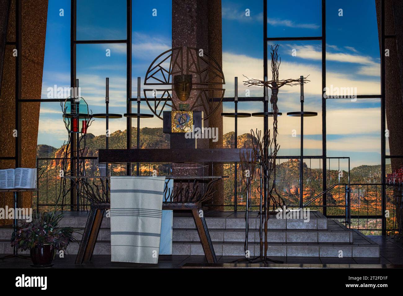 Kapelle des Heiligen Kreuzes, Sedona Arizona Stockfoto