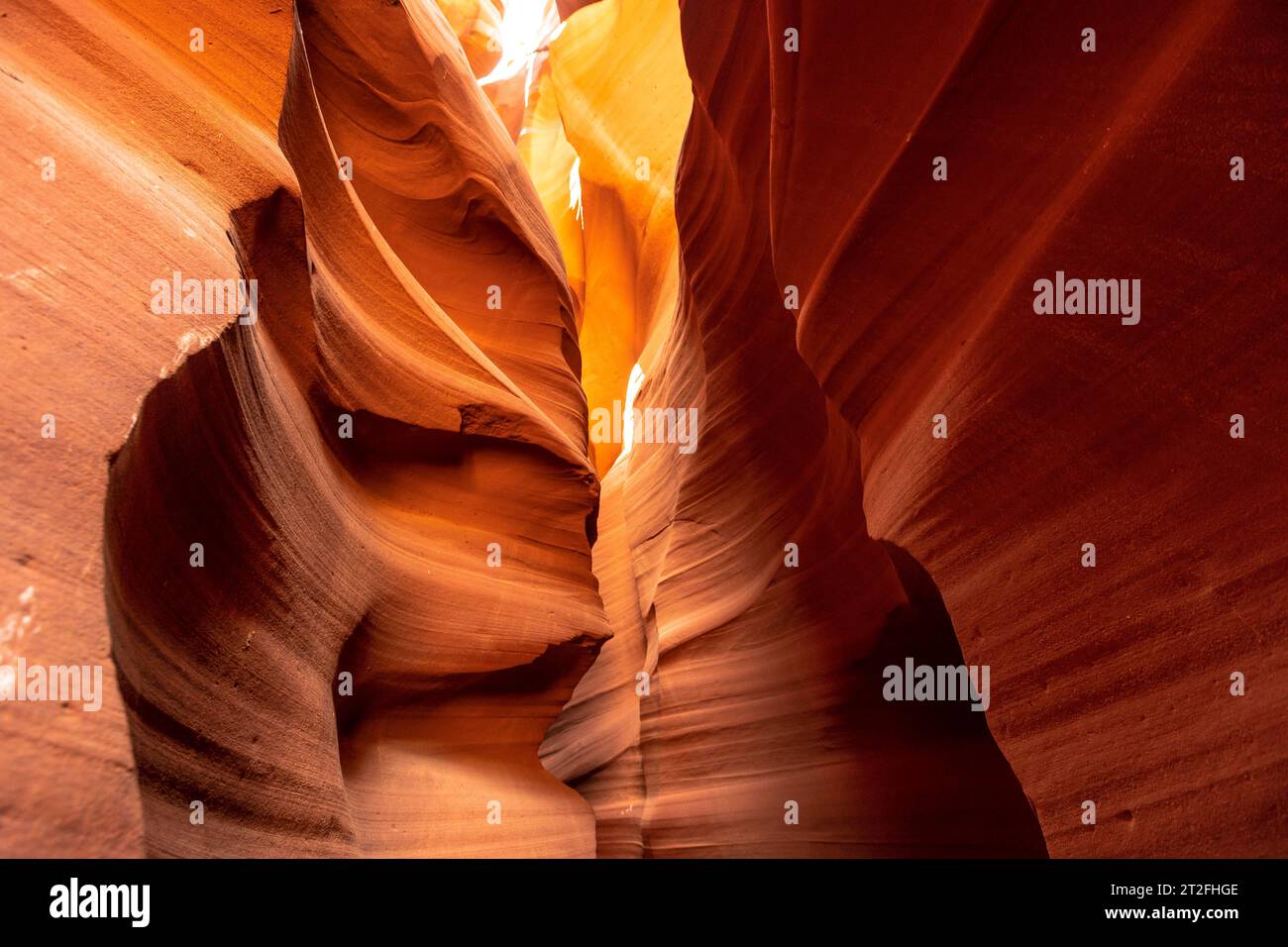 Die großartige Schönheit des Upper Antelope Canyon in Page, Arizona. Usa Stockfoto