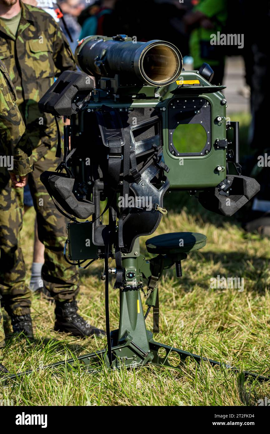 RBS-70NG Flugabwehrraketensystem für kurze Reichweite. Stockfoto