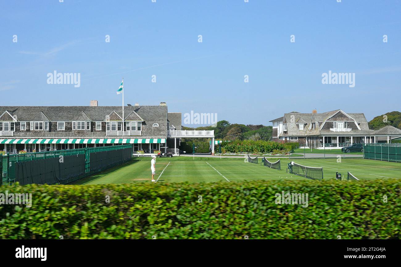 Der Southampton Meadow Club, die Hamptons, Long Island, New York, USA Stockfoto