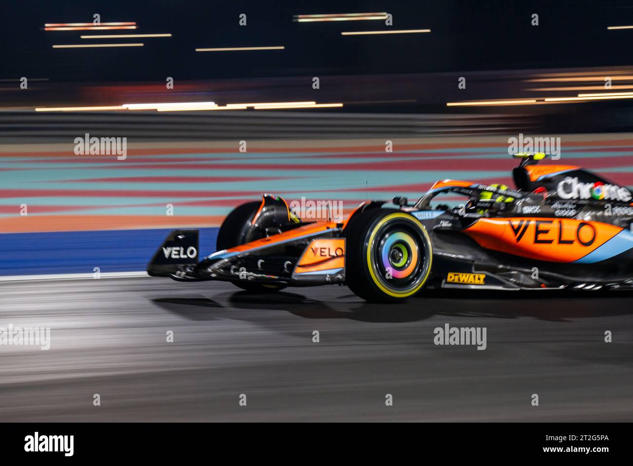 DOHA, KATAR - 7. OKT 2023 - Lando Norris (UK) McLaren - AHMAD AL-SHEHAB/Alamy Live News Stockfoto