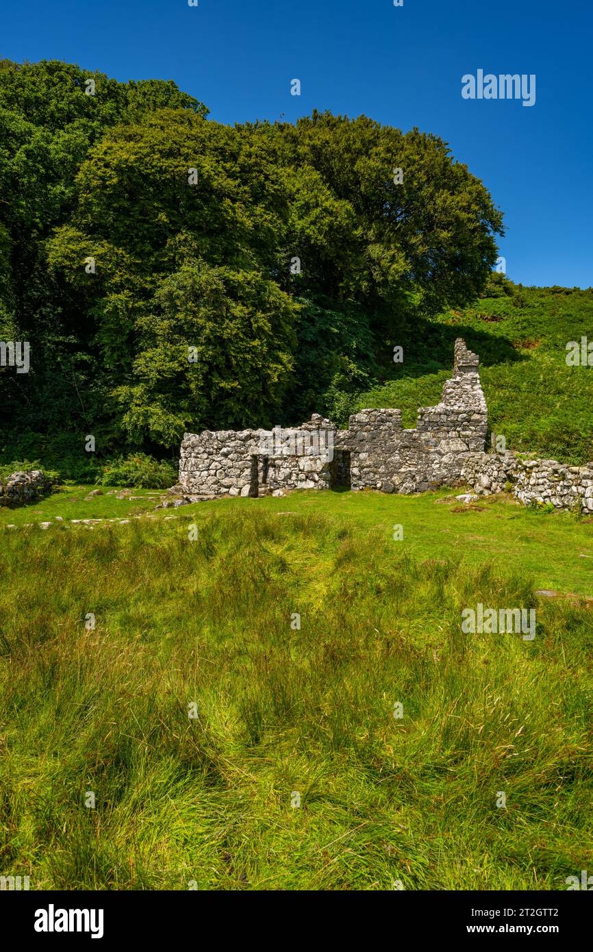 St Cybi's Brunnen Llangybi Nordwales. Stockfoto