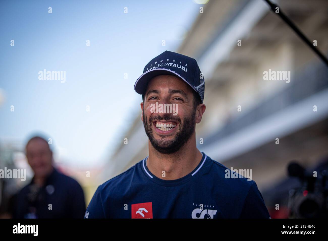 Daniel Ricciardo (aus) Alpha Tauri AT04 während der FORMEL 1 LENOVO UNITED STATES GRAND PRIX 2023 - 19. Oktober bis 22. Oktober 2023 Circuit of Americas, Austin, Texa Stockfoto