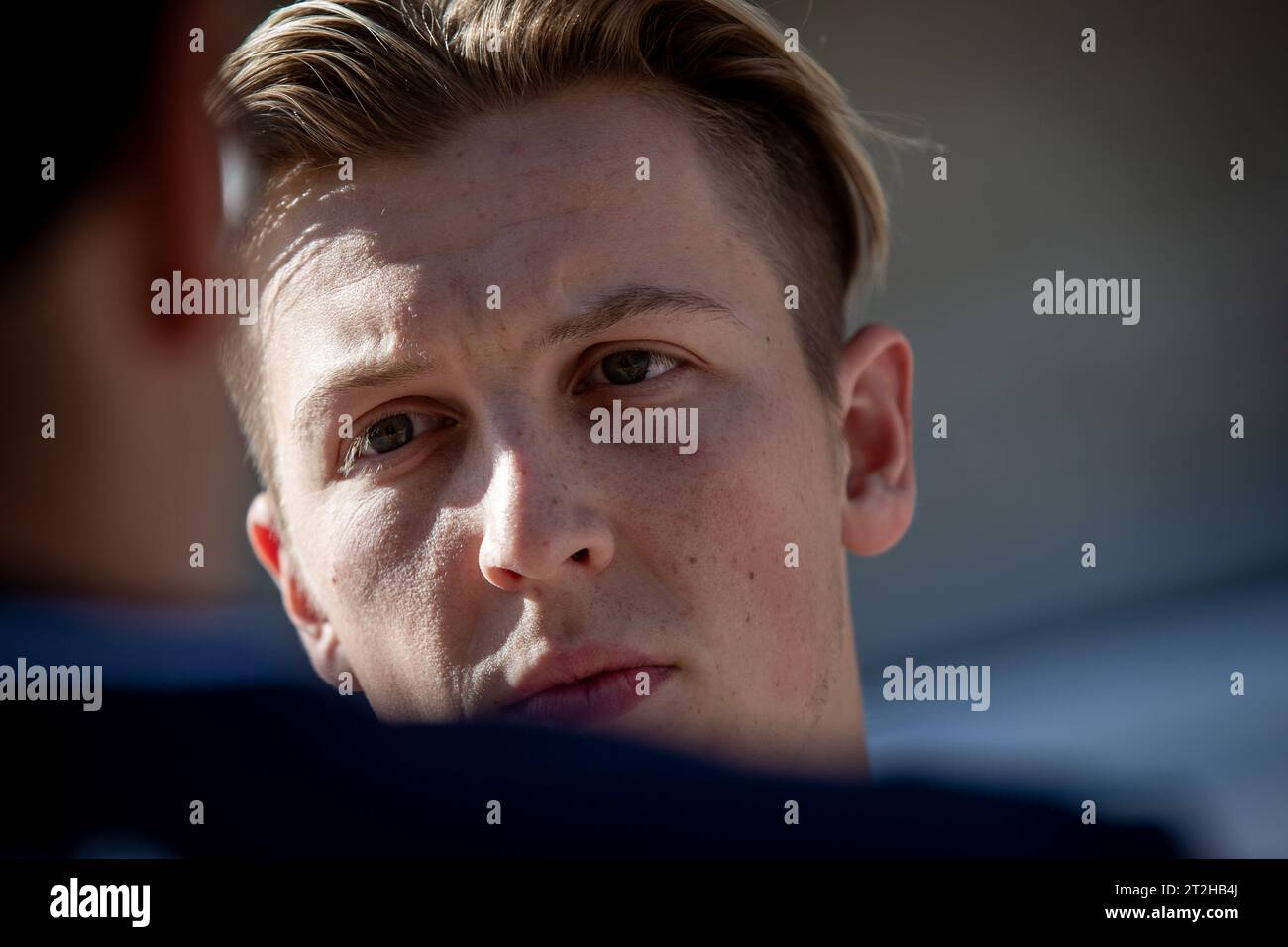 Lawson Scuderia AlphaTauri Reservefahrer während FORMEL 1 LENOVO UNITED STATES GRAND PRIX 2023 - 19. Oktober bis 22. Oktober 2023 Circuit of Americas, Austin, Stockfoto