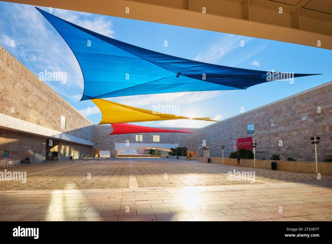 Museum für zeitgenössische Kunst - Centro Cultural de Belem Exhibition Center in Lissabon, Portugal Stockfoto