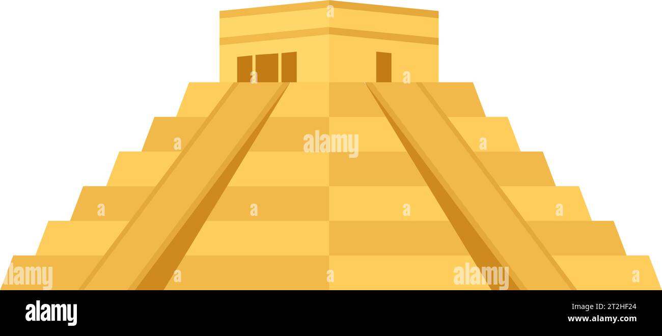 mexikanische aztekische Pyramide Stock Vektor
