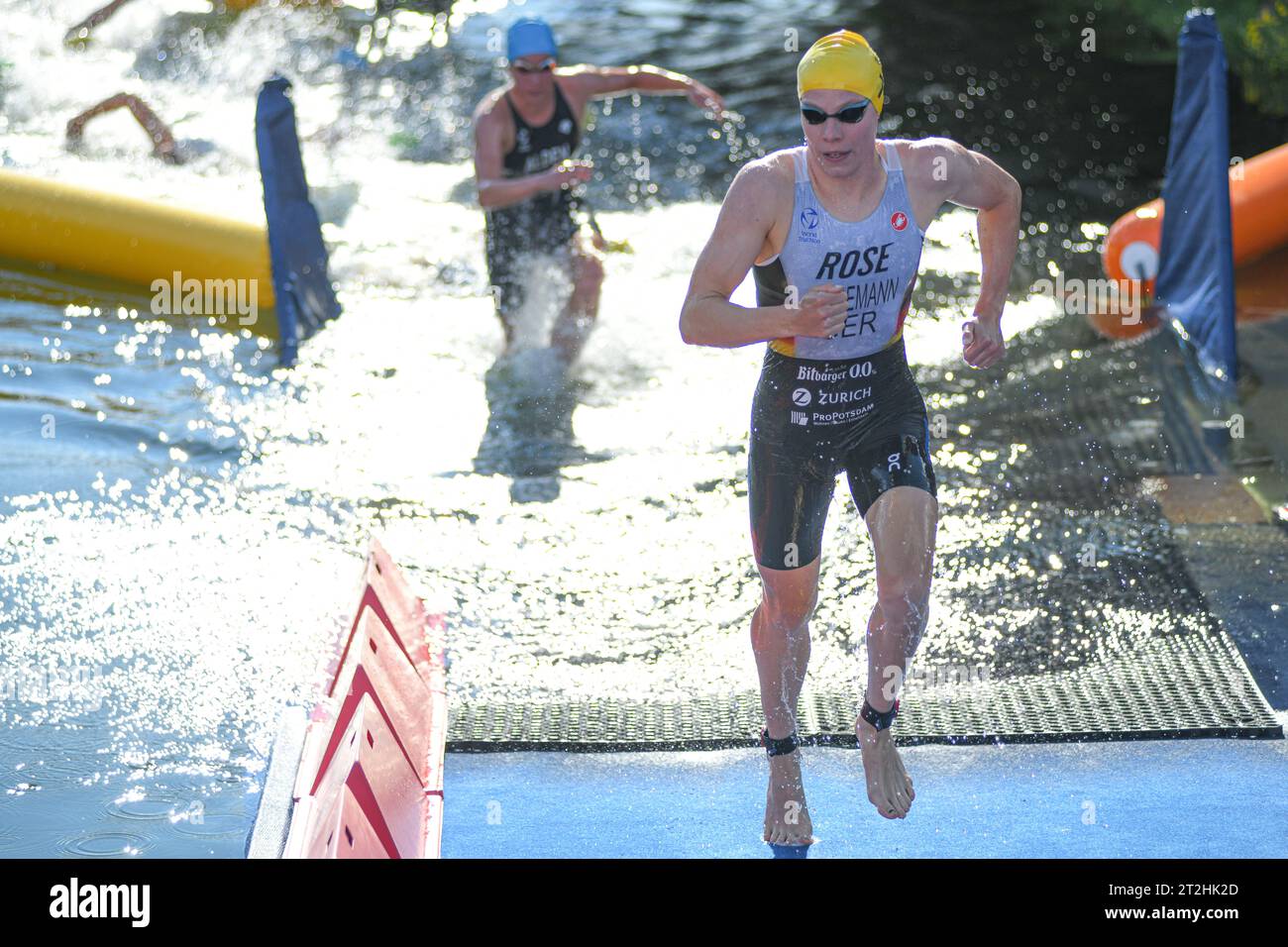 Laura Lindemann (Deutschland). Triathlon-Damen. Europameisterschaften München 2022 Stockfoto