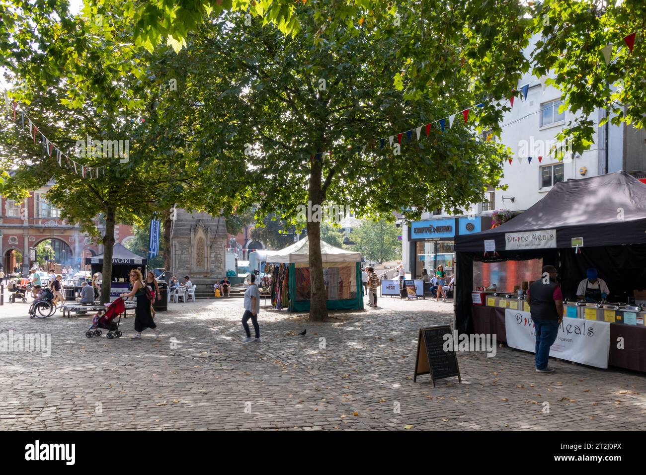 The Market Square, Aylesbury, Buckinghamshire, England Stockfoto