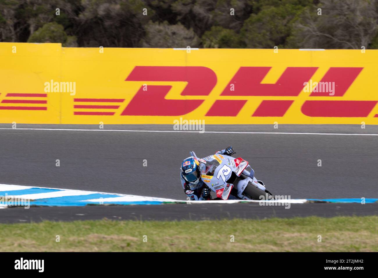 Melbourne, Australien, 20. Oktober 2023. Alex MARQUEZ aus Spanien auf dem Gresini Racing MotoGP DUCATI während der australischen MotoGP auf dem Phillip Island Grand Prix Circuit am 20. Oktober 2023 in Melbourne, Australien. Quelle: Dave Hewison/Speed Media/Alamy Live News Stockfoto