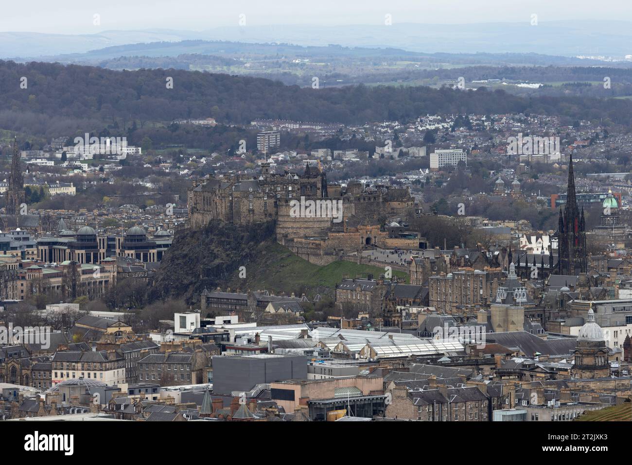 Arthur's Seat Edinburgh, Schottland, April 2023 Stockfoto