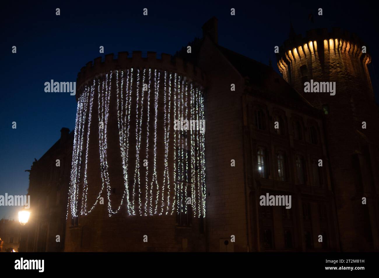 Illuminations angouleme Silvester weihnachten Stockfoto