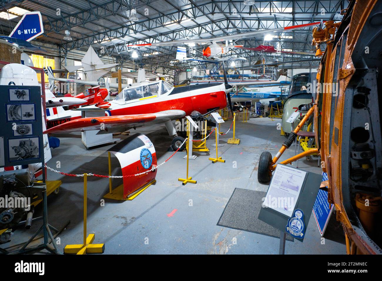 Hauptbügel im Doncaster Luftfahrtmuseum Stockfoto