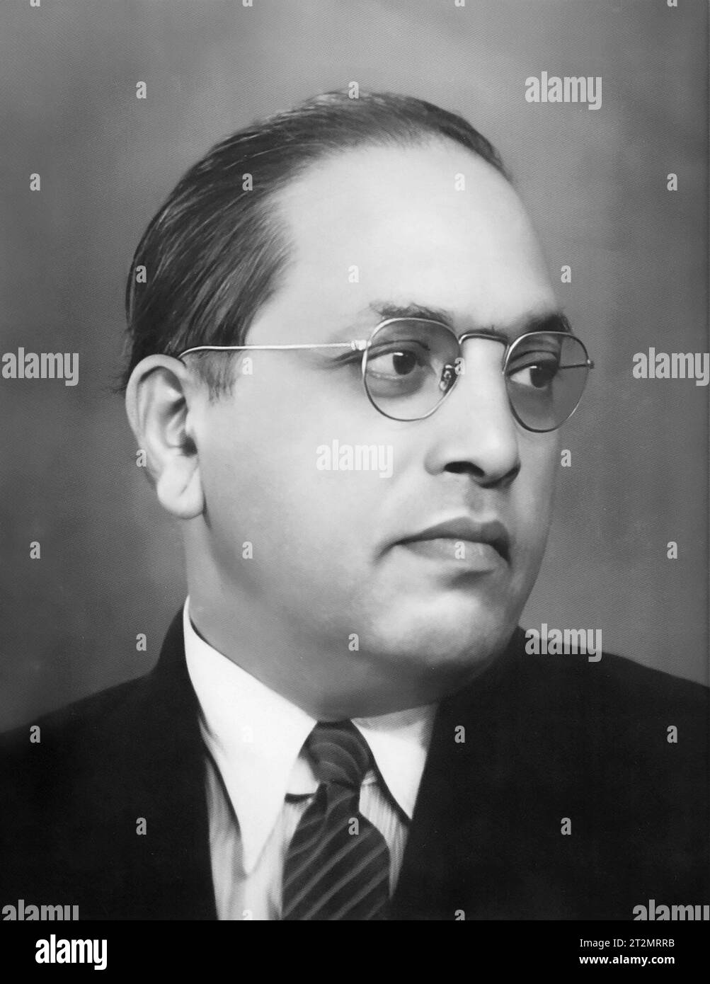 Babasaheb Ambedkar. Porträt des indischen Ökonomen und politischen Führers Bhimrao Ramji Ambedkar (1891-1956) um 1953 Stockfoto