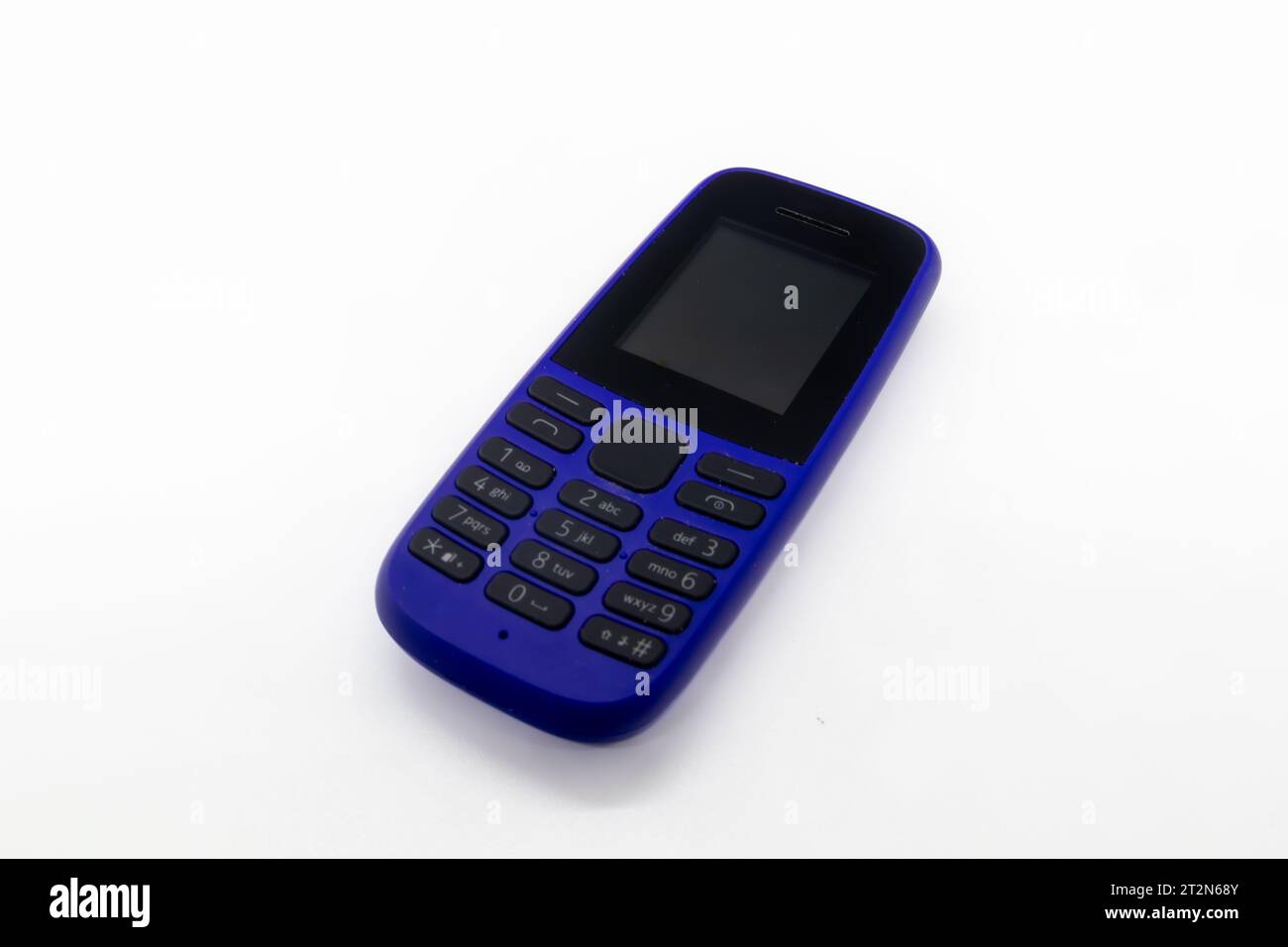 Alte Technologie isoliert auf weiß Stockfoto