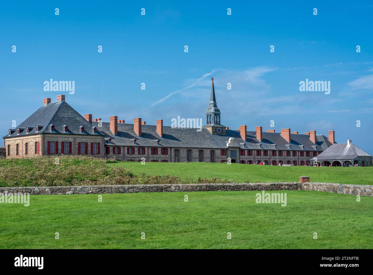 Die Festung Louisbourg in Nova Scotia. Stockfoto