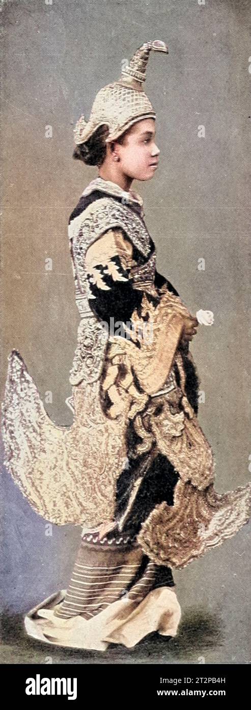 Burmesische Prinzessin Stockfoto