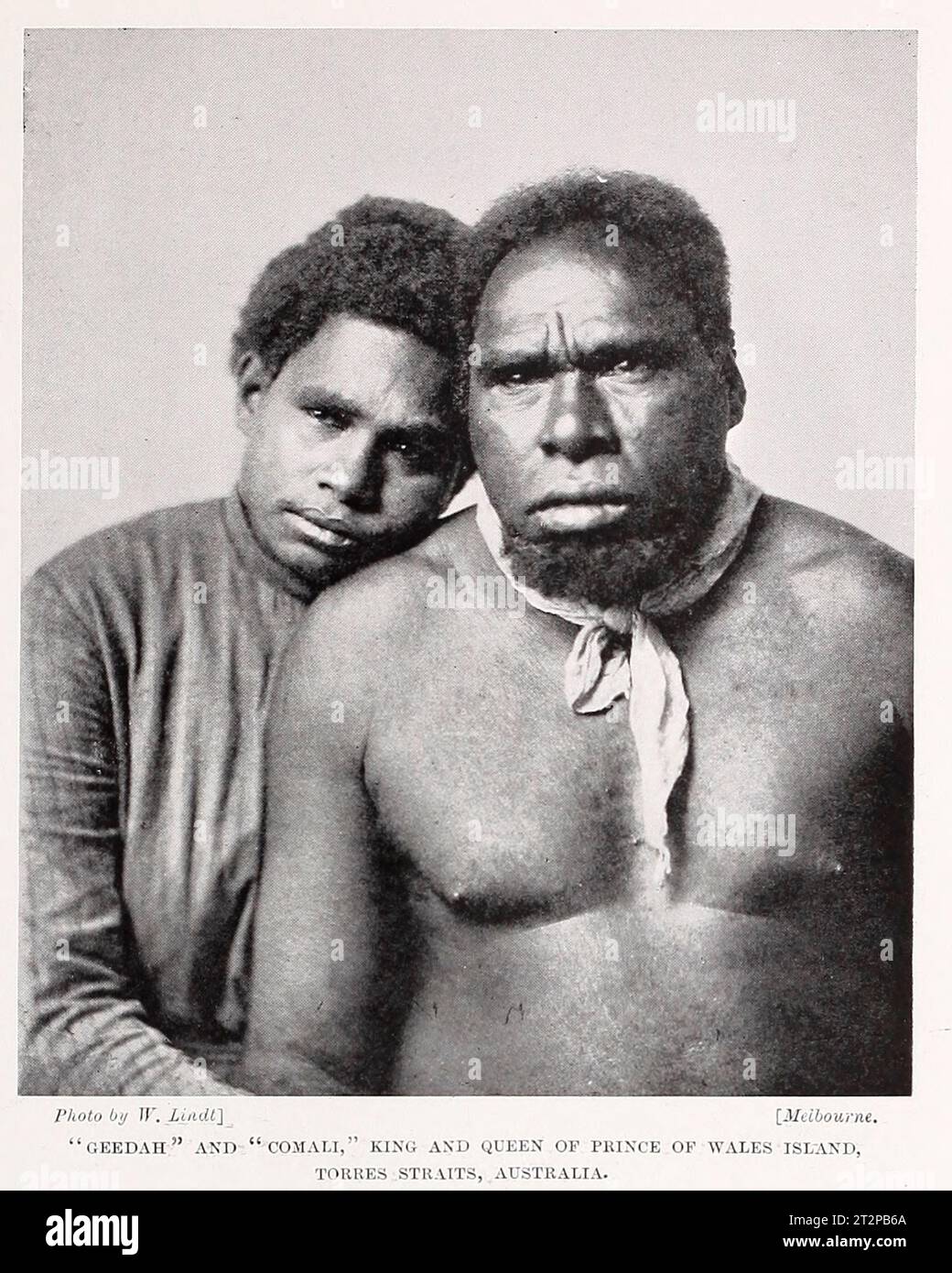 König und Königin von Prince of Wales Island Stockfoto