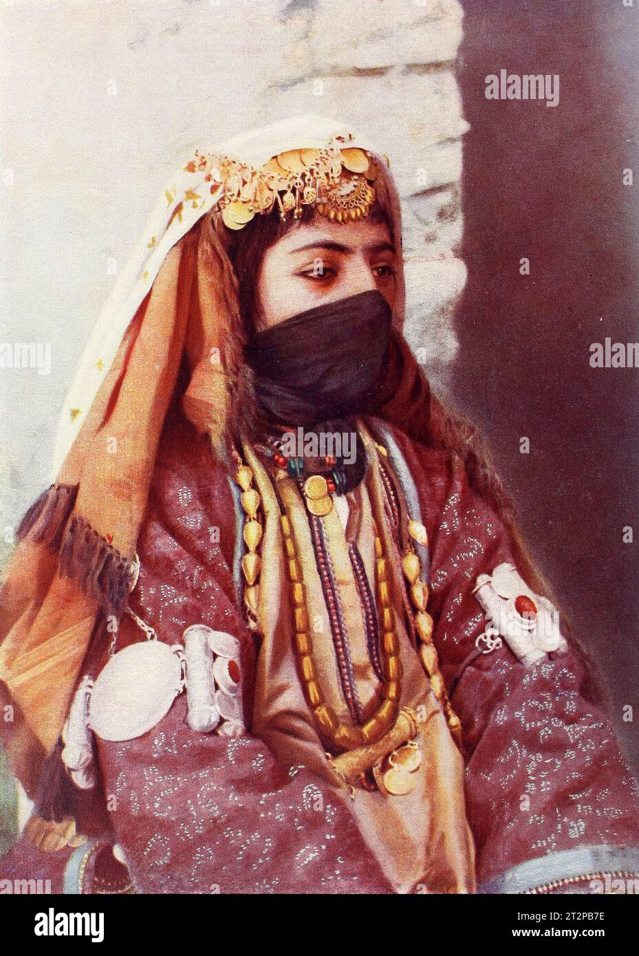 Das persische Dorfmädchen von Teheran Stockfoto