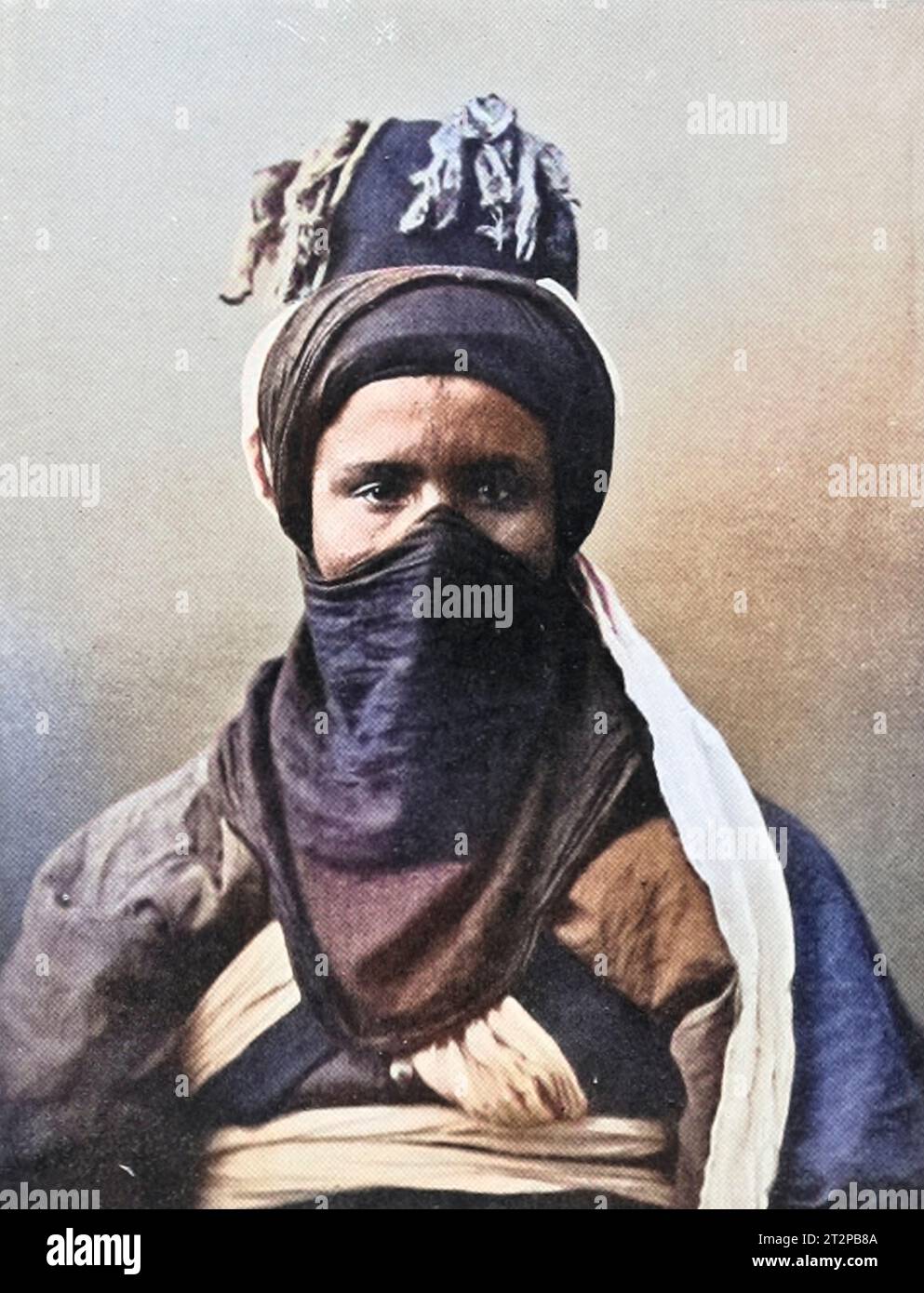 Tuareg-Frau Stockfoto