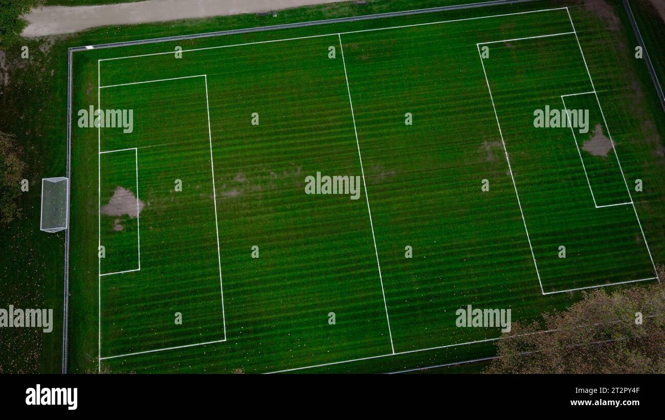 KÖLN, DEUTSCHLAND - 8. November 2022: Fußballfeld. Trainingszentrum im Wald Stockfoto