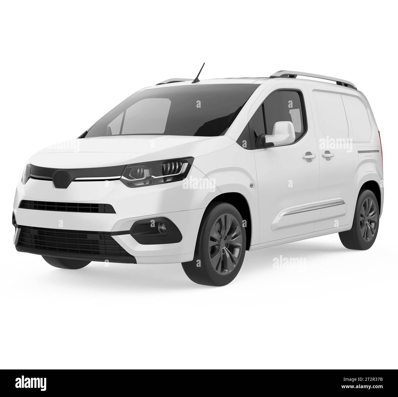 Lieferwagen, isoliert Stockfoto