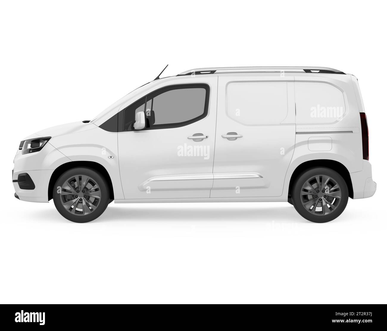 Lieferwagen, isoliert Stockfoto