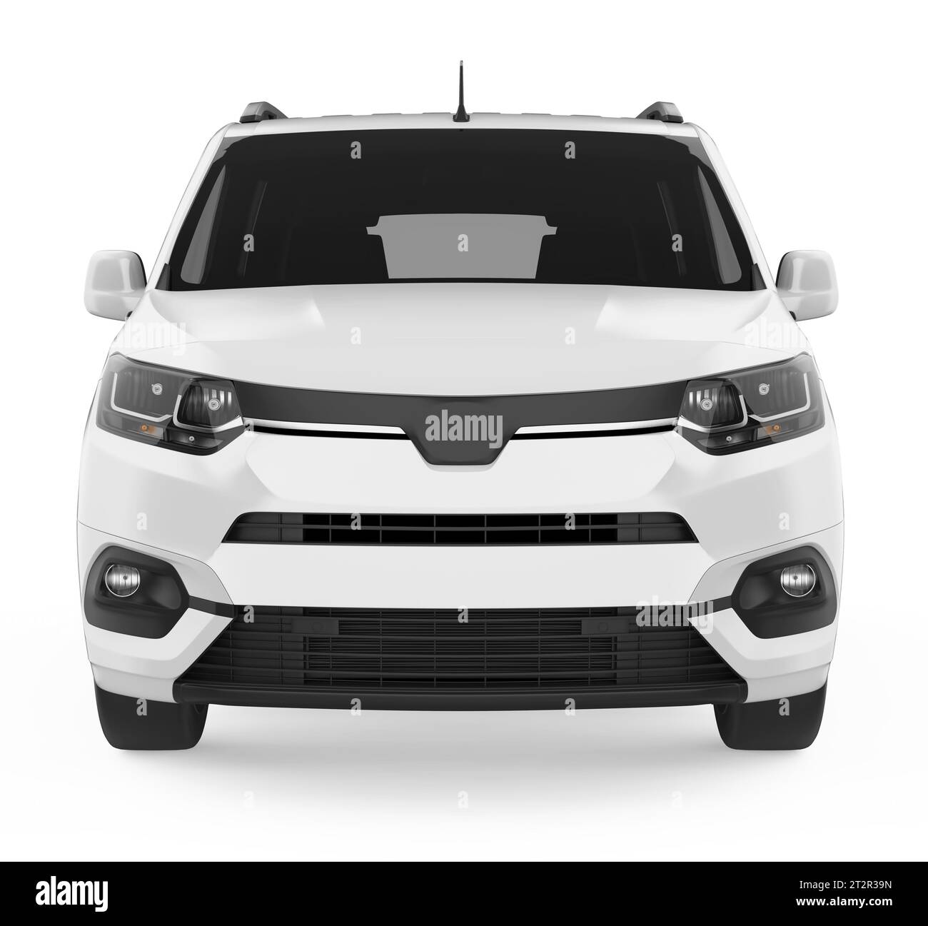 Lieferwagen, isoliert Stockfoto