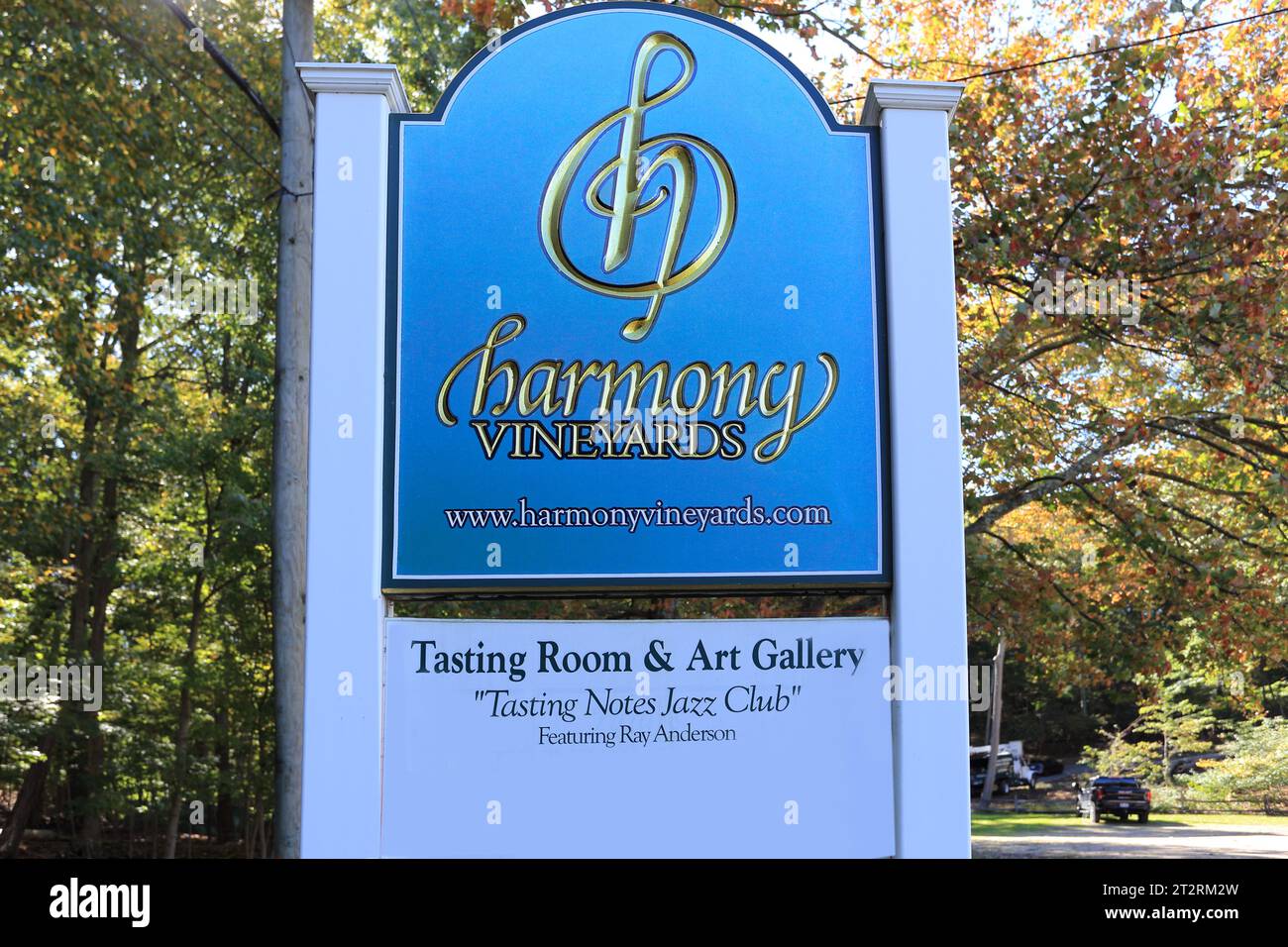 Harmony Vineyards Winery Head of the Harbor Long Island NY Stockfoto
