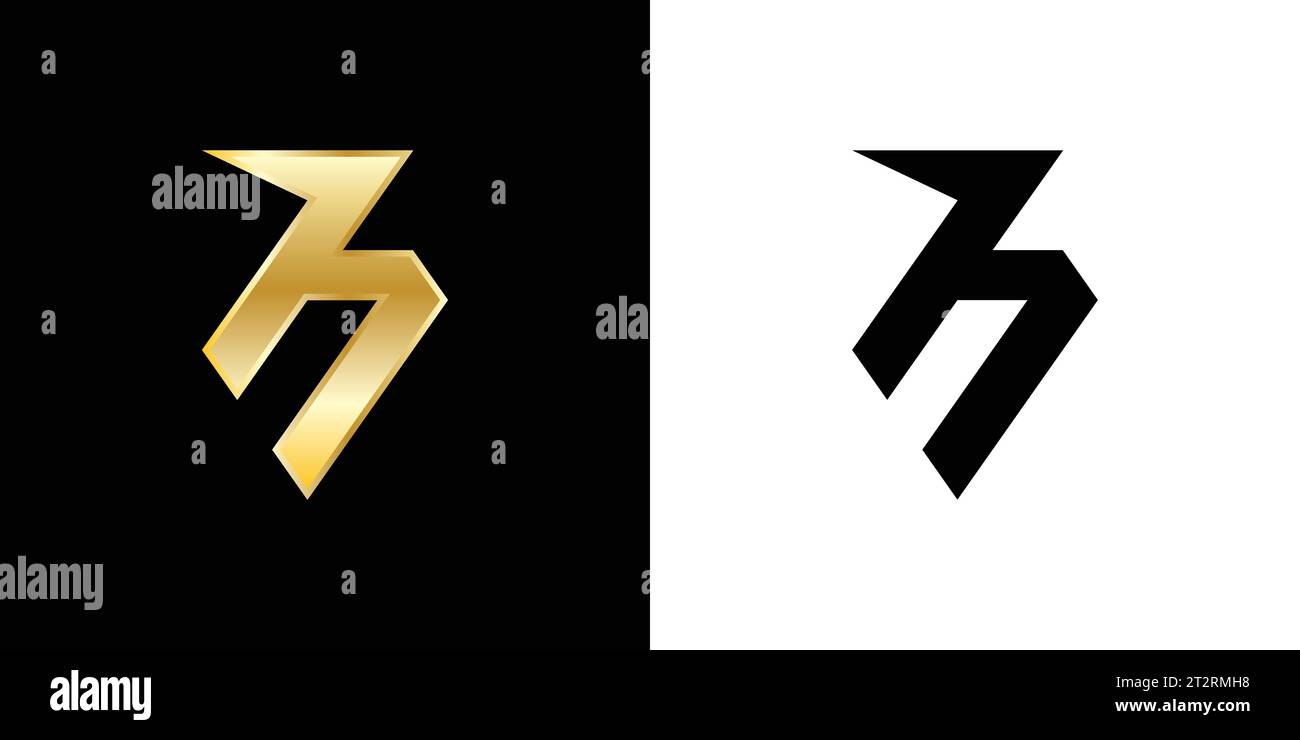 H-Logo, h-Monogramm, Initial h-Logo, Buchstabe h-Logo, Symbol, Vektor Stock Vektor