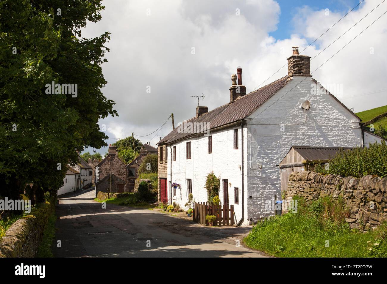 Das Dorf Flash, Staffordshire, England, Großbritannien das höchste Dorf Großbritanniens mit 1.518 Fuß. Stockfoto