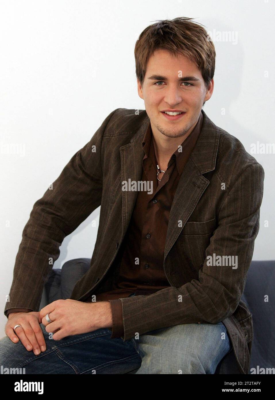 Alexander Klaws, Saenger, Schauspieler, Moderator, Hamburg, 14. Februar 2005. *** Alexander Klaws, Sänger, Schauspieler, Moderator, Hamburg, 14. Februar 2005 Credit: Imago/Alamy Live News Stockfoto