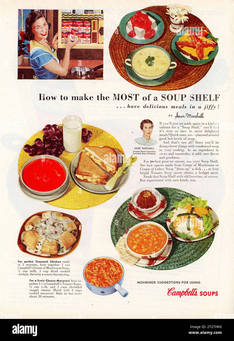 Vintage 'Good Housekeeping' Magazine, November 1953 Ausgabe, USA Stockfoto