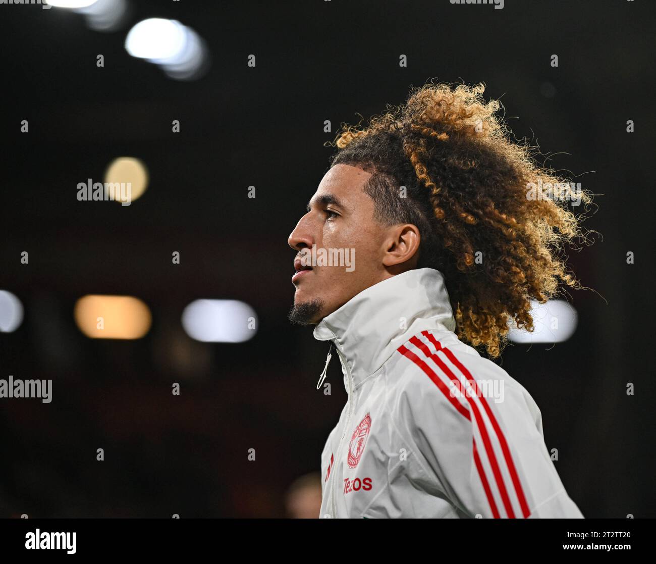 Bramall Lane, Sheffield, Großbritannien. Oktober 2023. Premier League Football, Sheffield United gegen Manchester United; Hannibal Mejbri von Manchester United Credit: Action Plus Sports/Alamy Live News Stockfoto