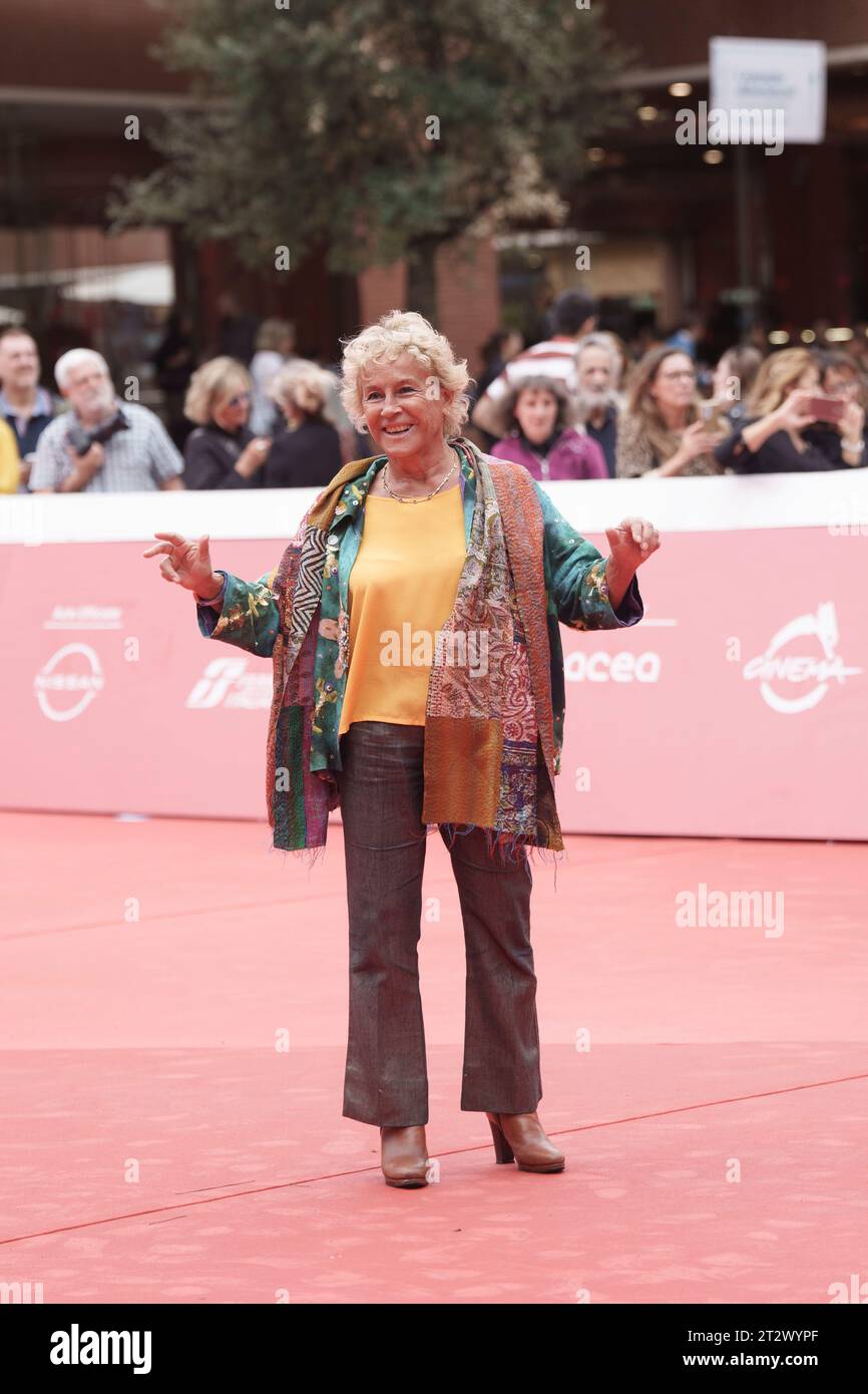 ROM, ITALIEN - 21. OKTOBER: Cinzia TH Torrini und Ralph Palka besuchen einen roten Teppich für den Film „One of US / Maledetta Primavera“ in der 21. Alice Nell Stockfoto