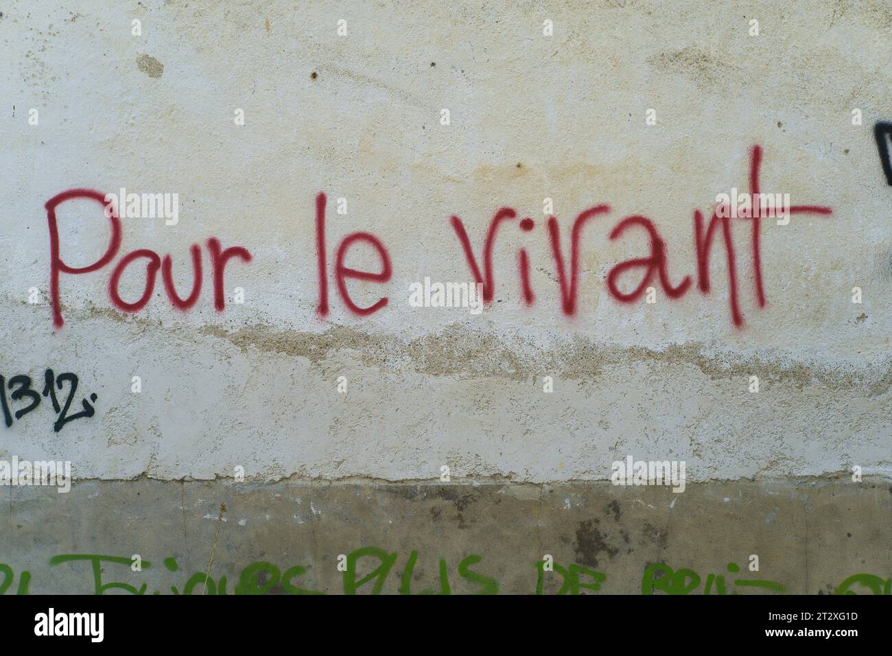 La Cremade, Frankreich. Oktober 2023. Installation eines ZAD (Gebiet zu