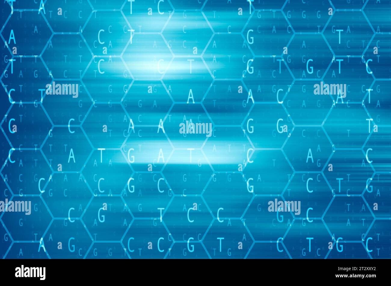 Hintergrund des DNA-Sequenzmusters Stockfoto