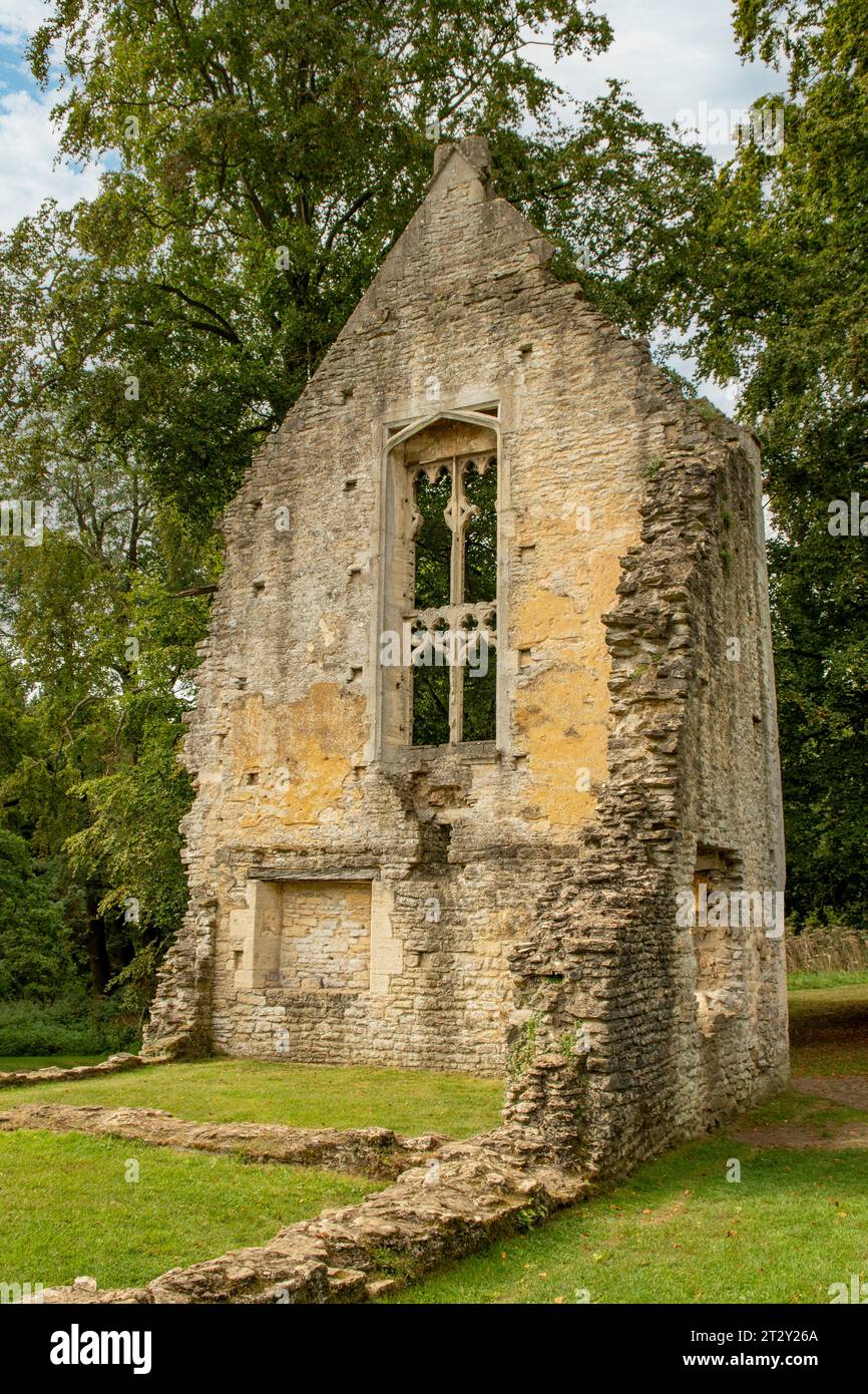 Ruinen von Minster Lovell Hall, Minster Riding, Oxfordshire, England Stockfoto