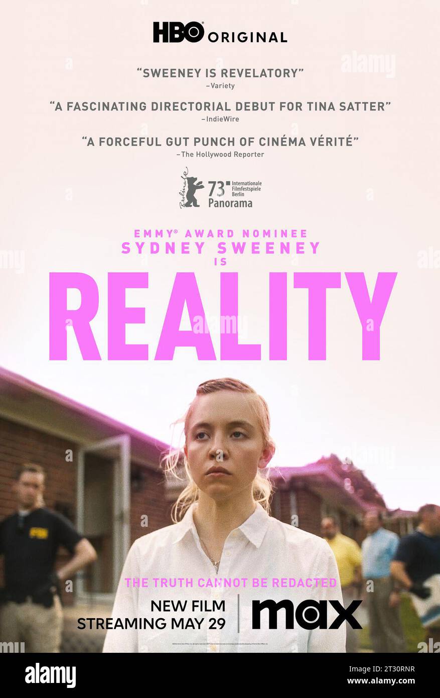 Reality-Poster Sydney Sweeney Stockfoto