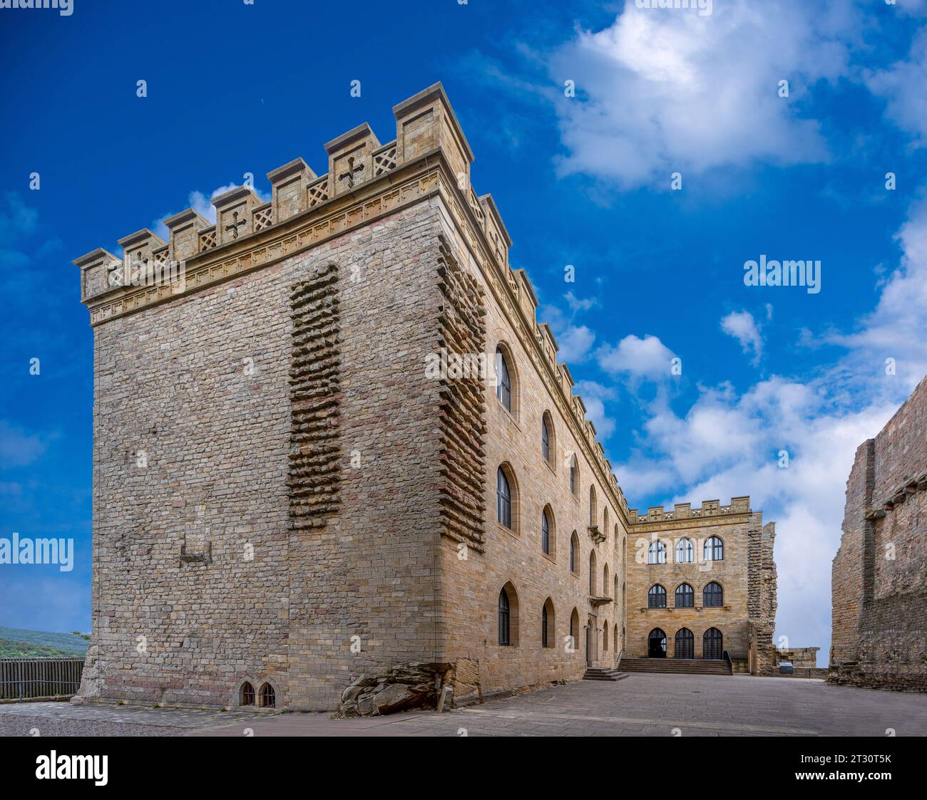 Schloss Hambach bei Neustadt an der Weinstraße, Deutsche Weinstraße, Pfalz, Rheinland-Pfalz, Deutschland, Europa Stockfoto