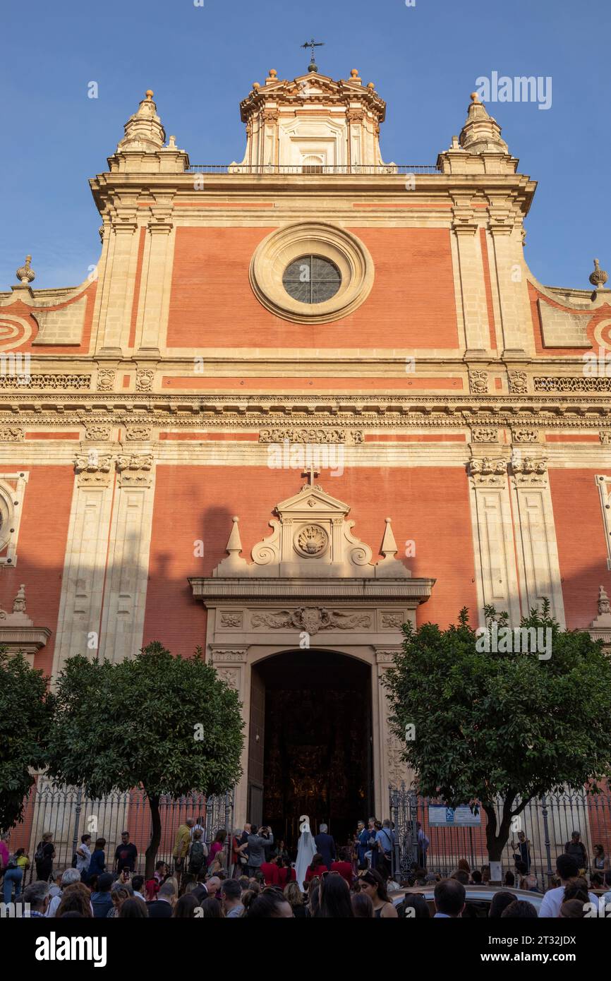 Die Kirche des Göttlichen Erlösers, Sevilla, Spanien Stockfoto