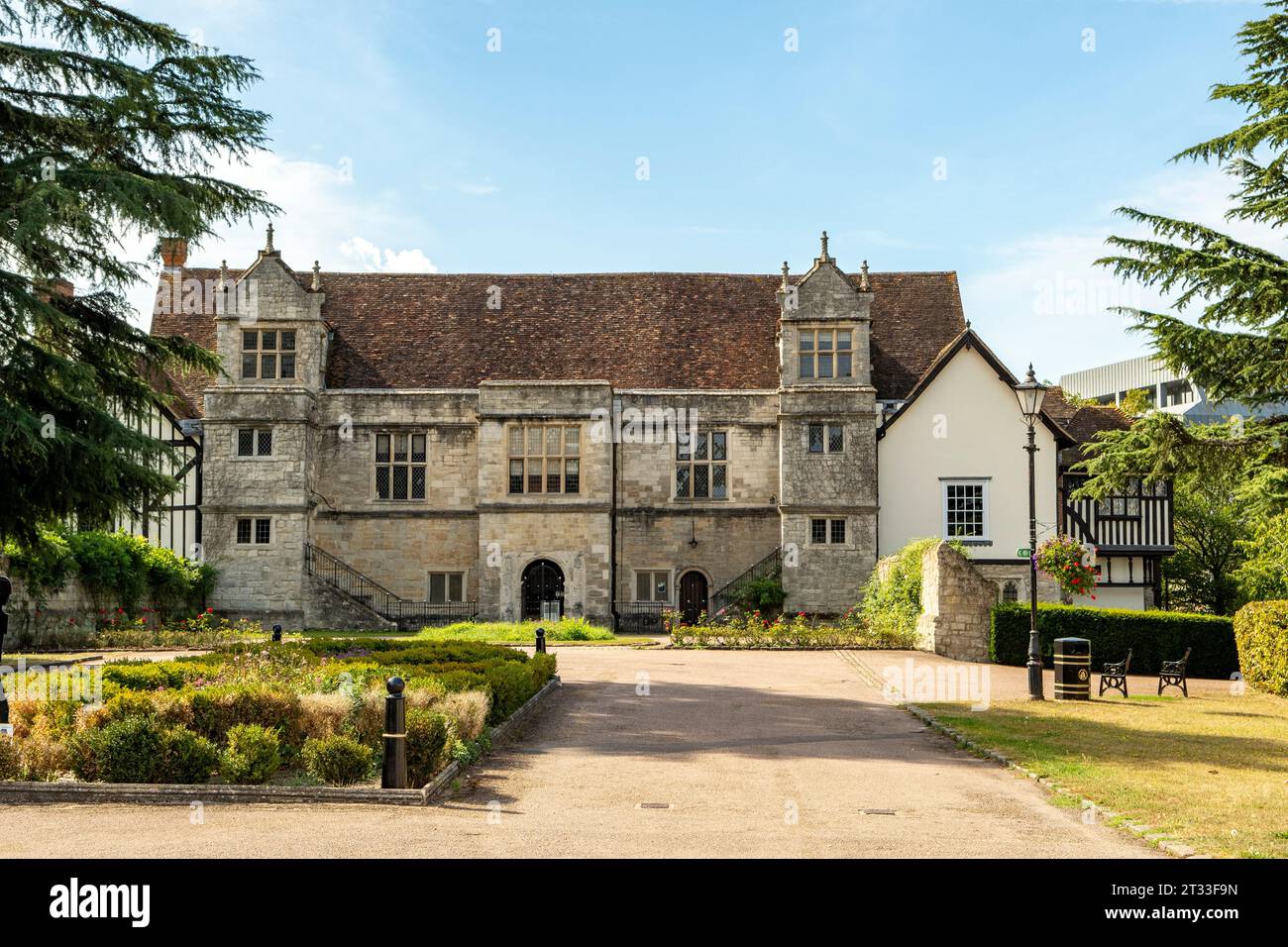 Erzbischofspalast, Maidstone, Kent, England Stockfoto